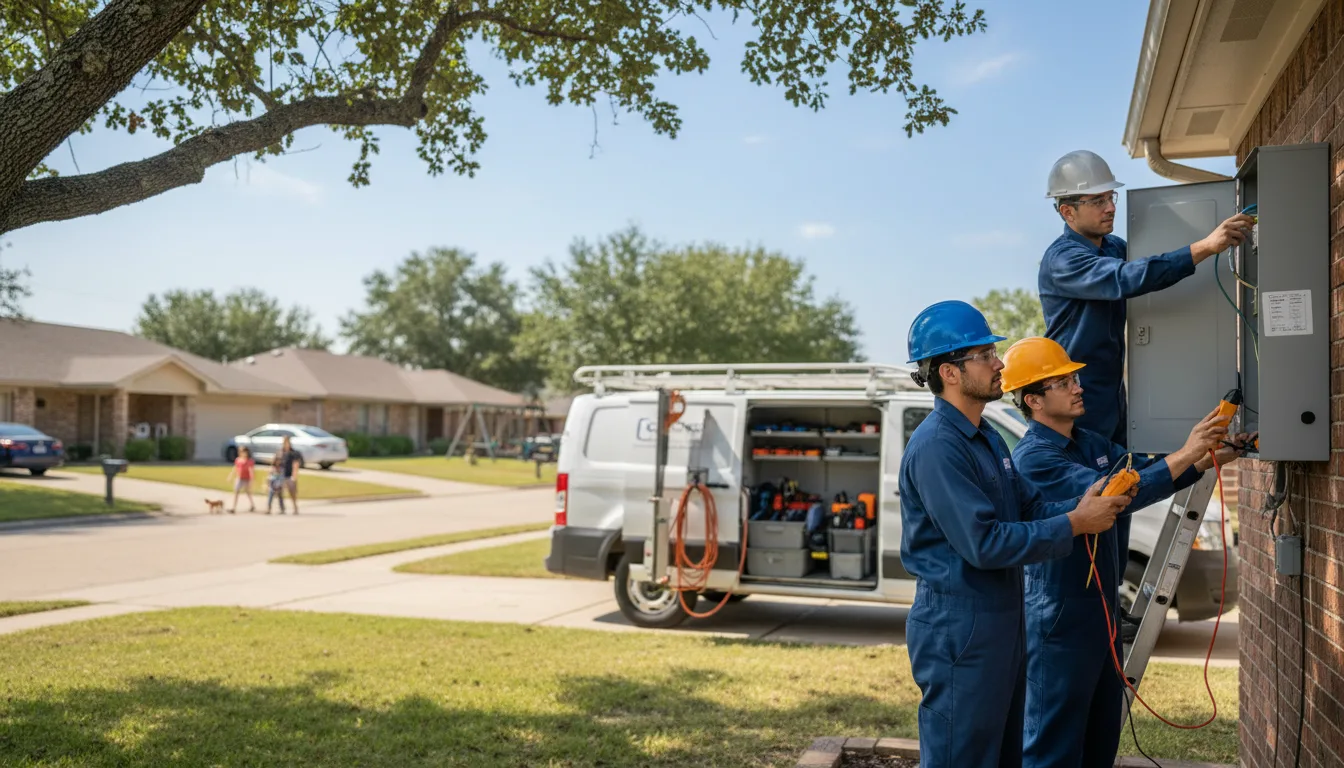 Certified electrician providing emergency electrical services in Lees Summit, MO